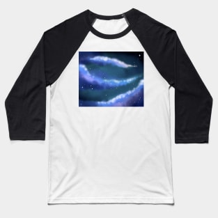 Galaxy of waves Baseball T-Shirt